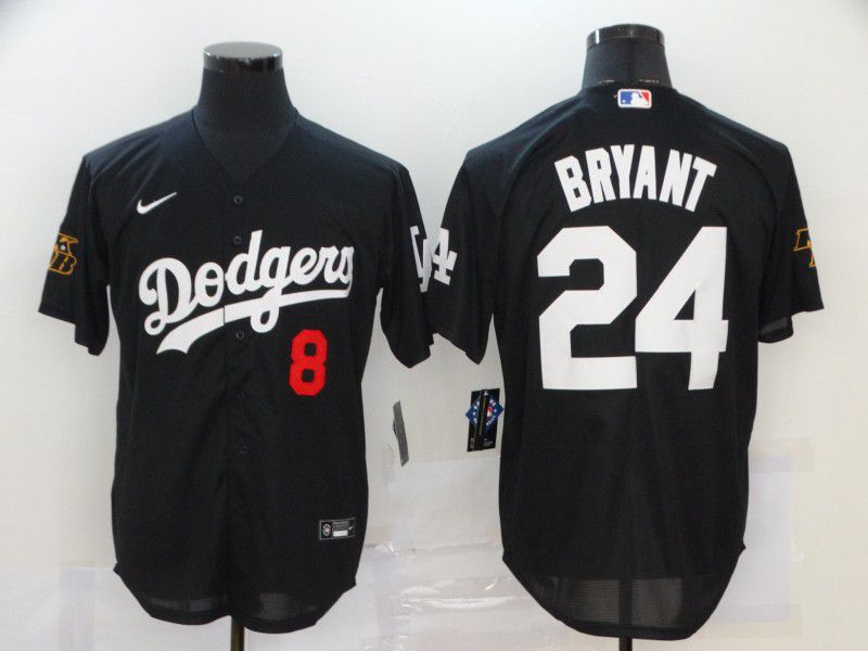 Men Los Angeles Dodgers #24 Bryant Black Game 2020 MLB Nike Jerseys